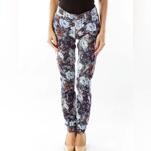 7 For All Mankind - blue flower print pants Sz 29